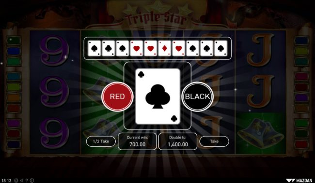 Red or Black Gamble feature