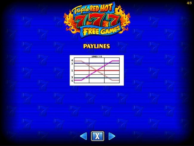 Payline Diagrams 1-5