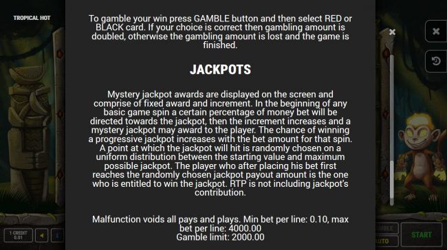 Jackpot Rules