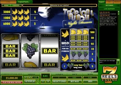 classic video slot game featuring three reels and 3 paylines