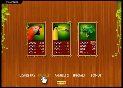 slot game symbols paytable