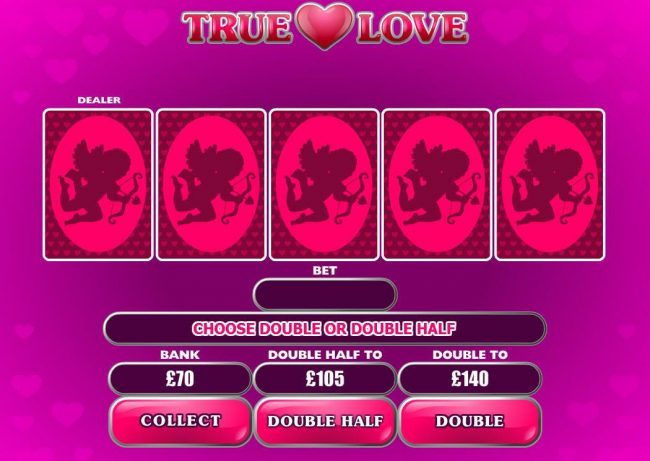 Gamble Feature Game Board - Choose Double or Double Half