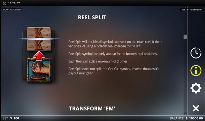 Reel Split