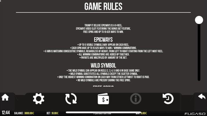 General Game Rules