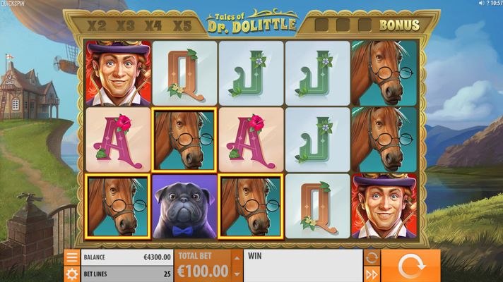 Tales of Dr. Dolittle :: Winning combination triggers a re-spin