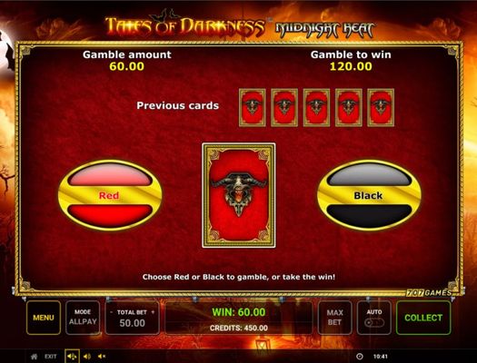 Red or Black Gamble Feature