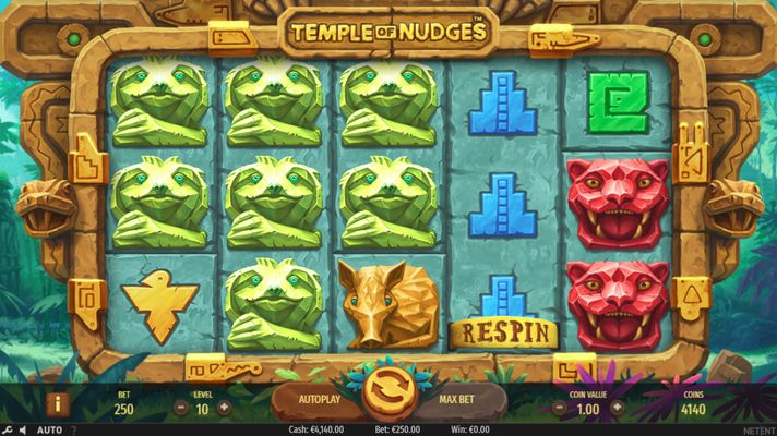 Temple of Nudges :: Respin feature triggered