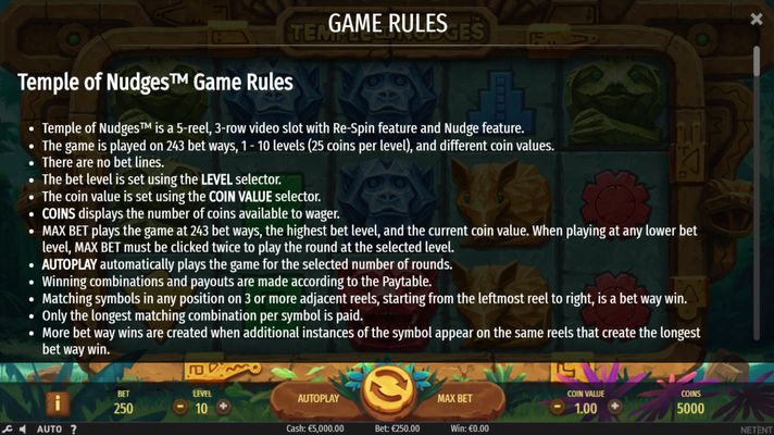 General Game Rules