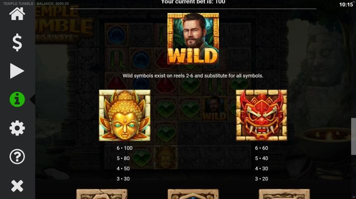Paytable - High Value Symbols