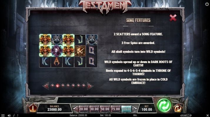 Testament :: Feature Rules