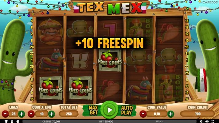 Scatter symbols triggers the free spins feature