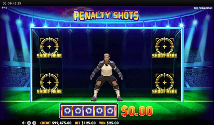 Select an area to shot the ball
