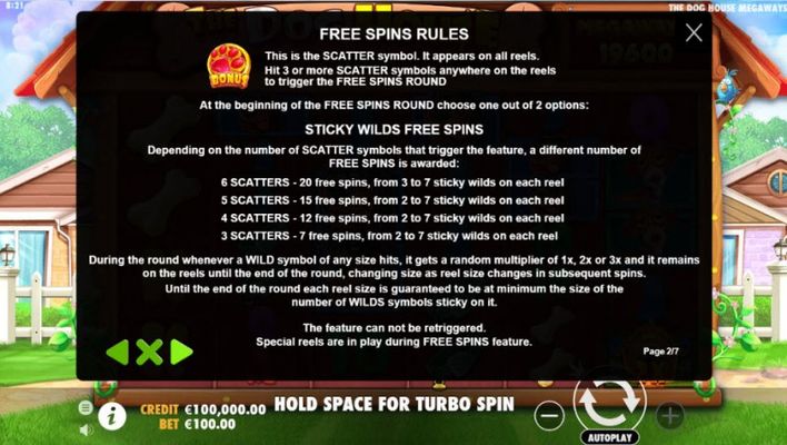 Free Spins Rules