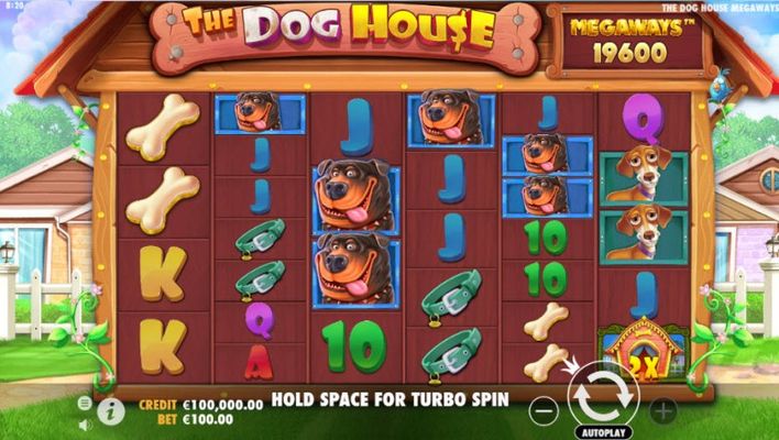 The Dog House Megaways :: Main Game Board