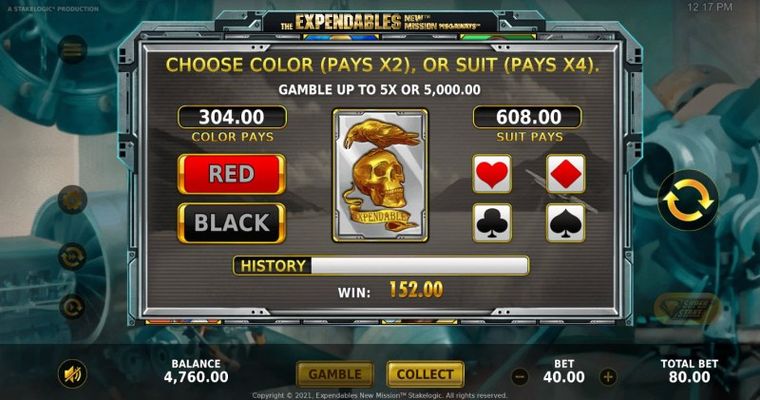 Gamble feature