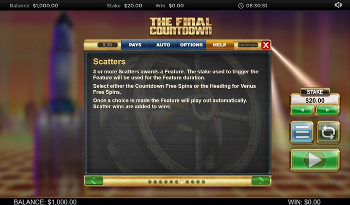 The Final Countdown :: General Game Rules