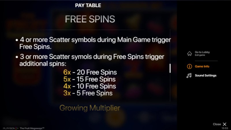 Free Spin Feature Rules