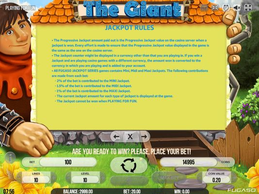 The Giant :: General Game Rules