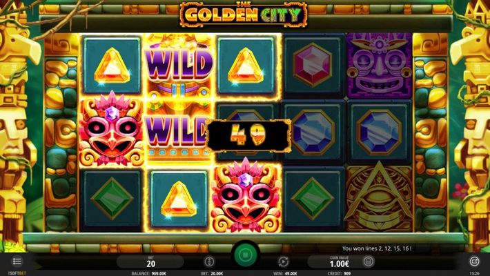 The Golden City :: Multiple winning combinations