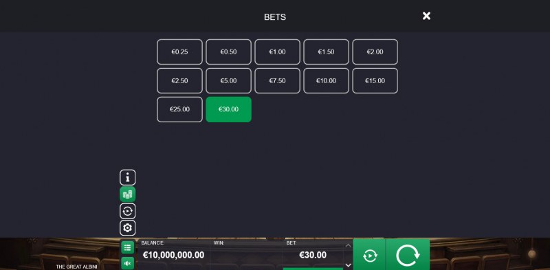 Available Betting Options