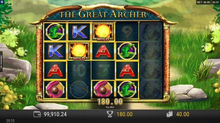 The Great Archer :: Multiple winning paylines
