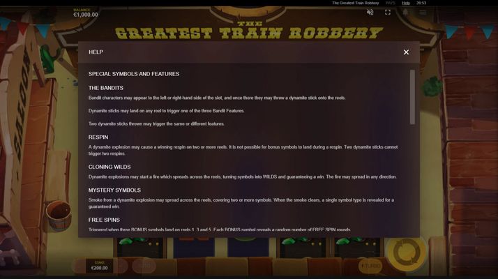 The Greatest Train Robbery :: General Game Rules