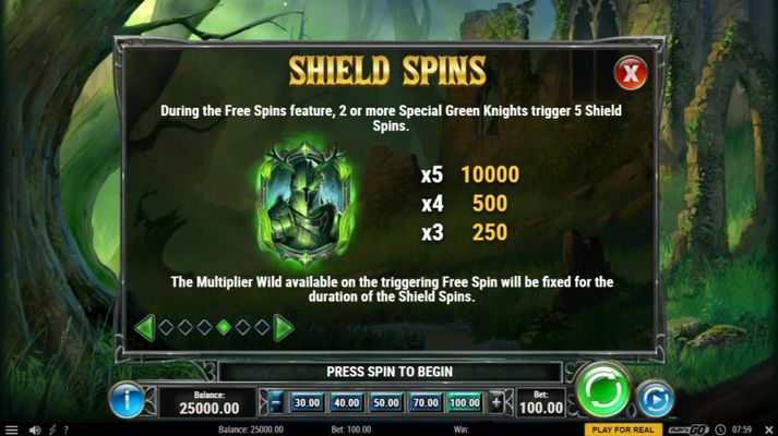 The Green Knight :: Shield Spins