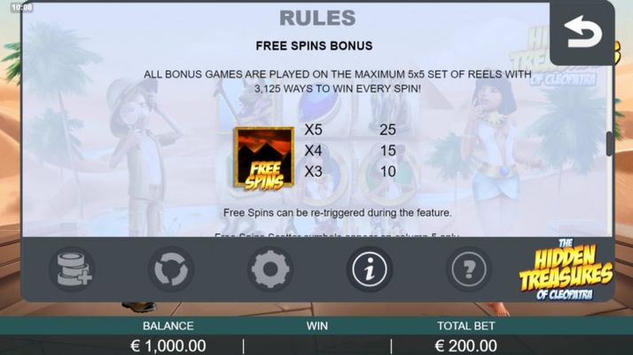 Free Spins Rules