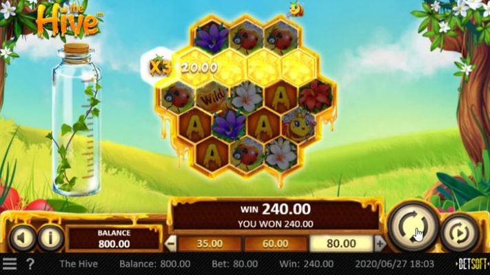 The Hive :: A four of a kind Win