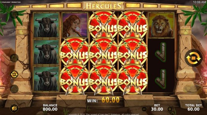 Scatter symbols triggers the free spins feature