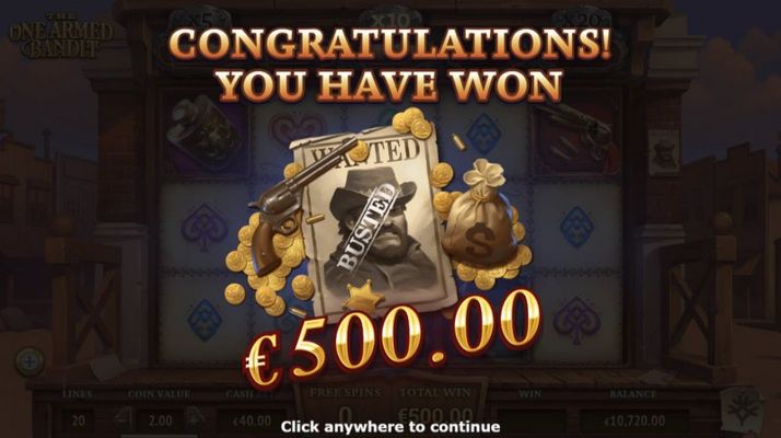 Total free spins payout