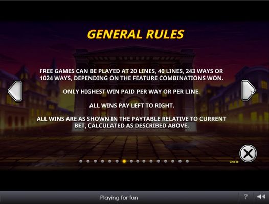 General Game Rules