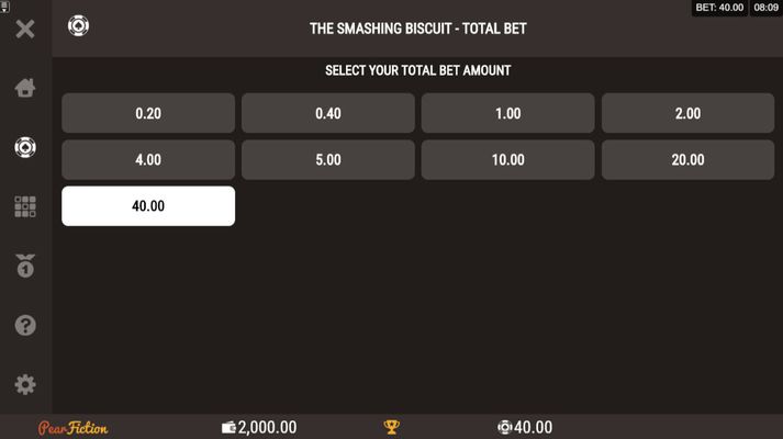 The Smashing Biscuit :: Available Betting Options