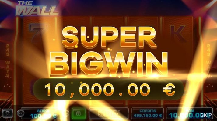 Total free spins payout