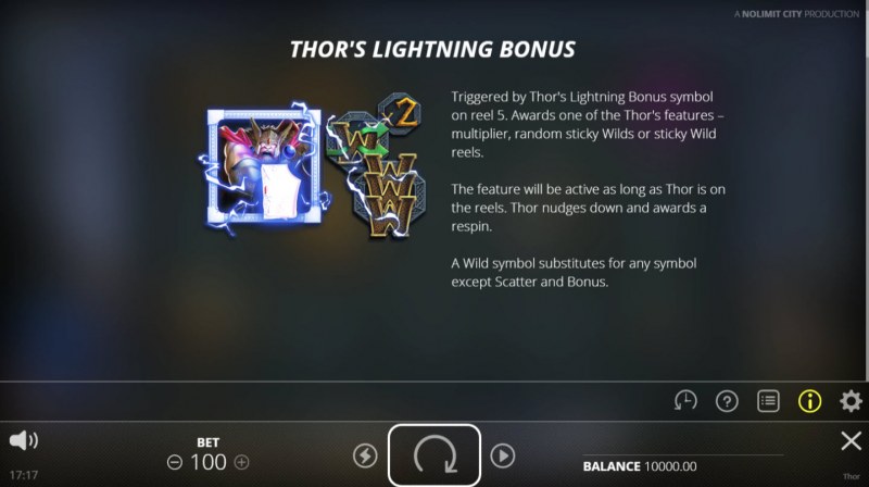 Thors Lightning Bonus