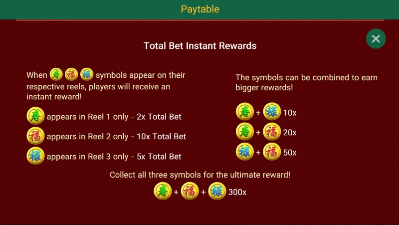 Total Bet Instant Rewards