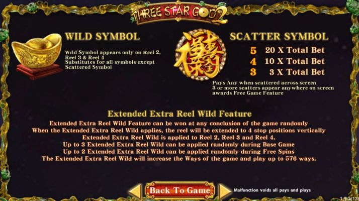 Wild and Scatter Rules