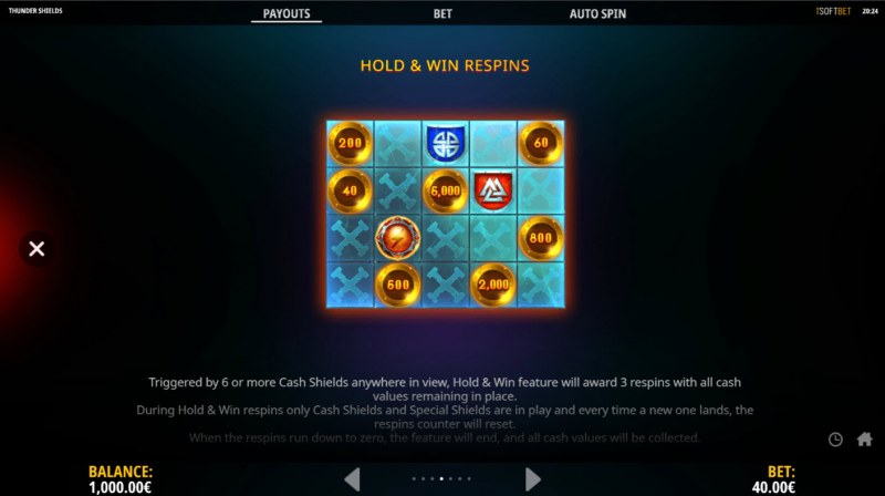 Hold & Win Respins