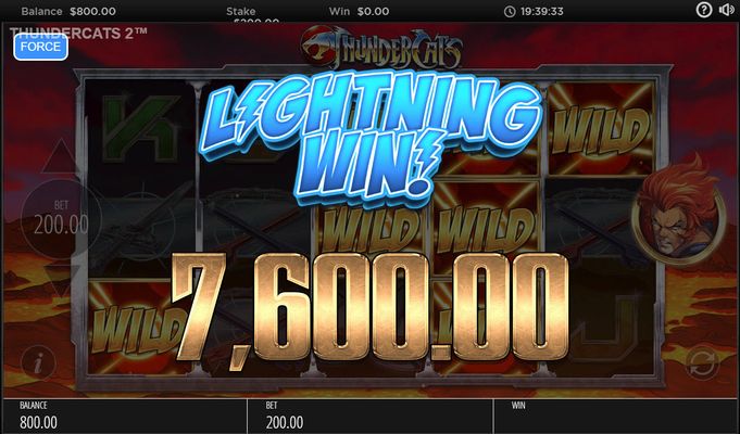 Thundercats Reels of Thundera :: Big Win