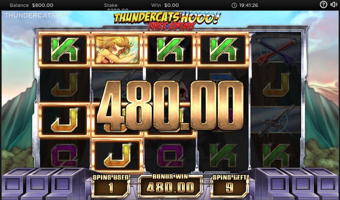 Thundercats Reels of Thundera :: Free Spins Game Board