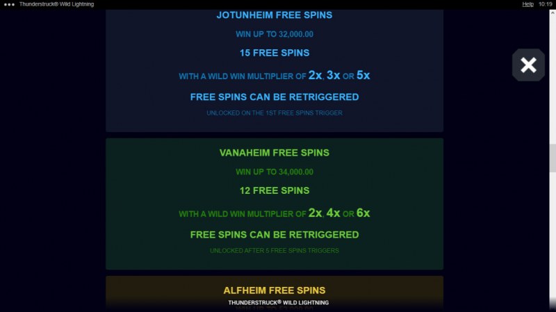 Free Spin Feature Rules