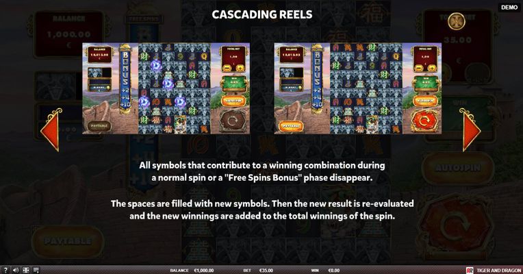 Cascading Reels