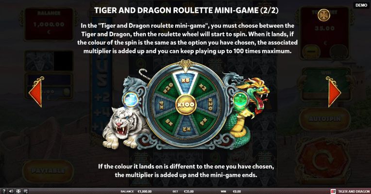 Tiger and Dragon :: Feature Rules