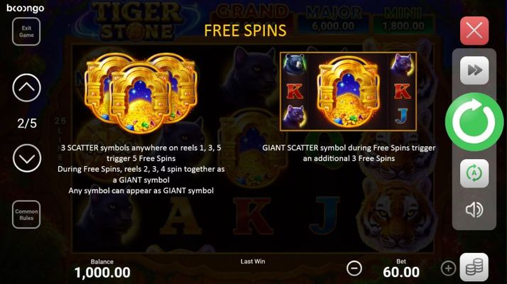 Free Spin Feature Rules