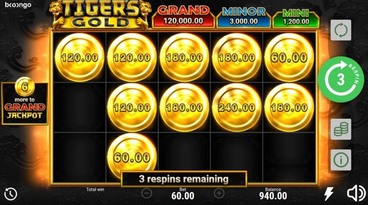 Get extra free spins when new symbols land on the reels