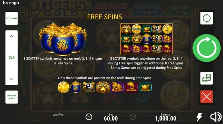 Free Spin Feature Rules