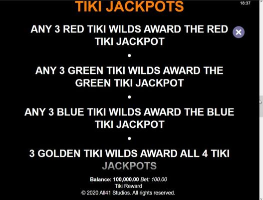 Jackpot Rules