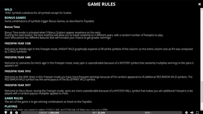 General Game Rules