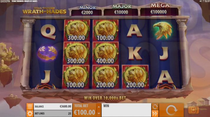 6 or more money symbols triggers jackpot feature