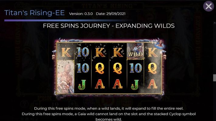Free Spins - Expanding Wilds